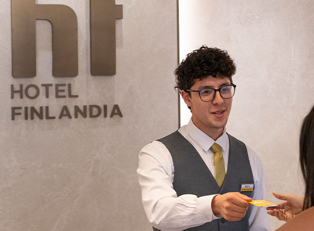 Recepción de Hotel Finlandia